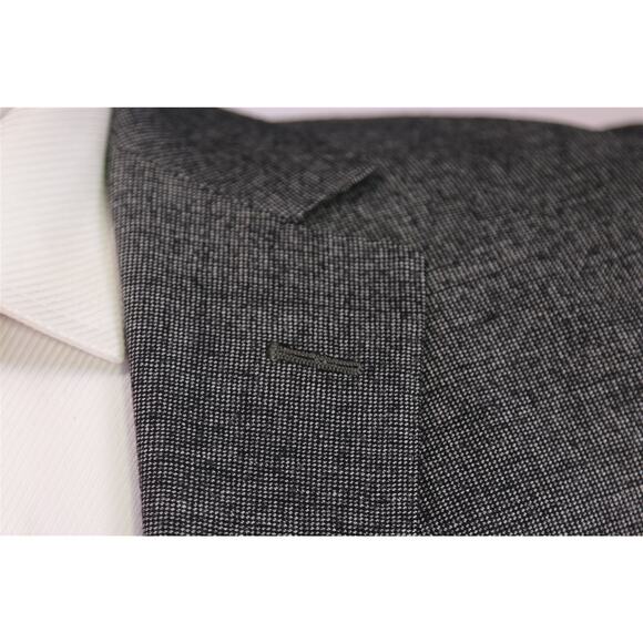 Richard James Gray/Black Tic Woven 2-Btn Slim Fit Wool Suit 36S - Picture 5 of 10